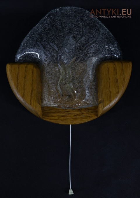 kinkiet wiejski z drewna