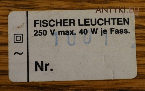 oryginalny kinkiet fischer leuchten