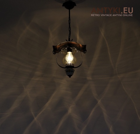 lampa vintage do góralskiego domu
