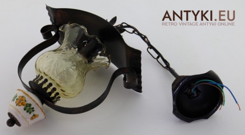 lampa retro do góralskiego domu