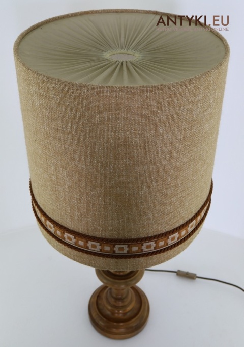 duża lampa stołowa rustyk