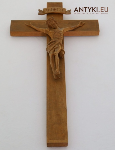 antyczny krzyż na ścianę vintage