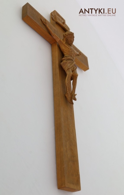 kolekcjonerski krzyż sakralny z drewna