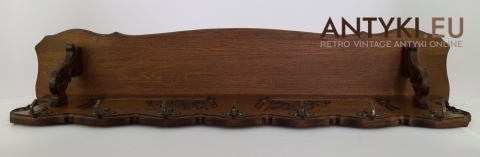 dębowy wieszak do stylowego wnętrza