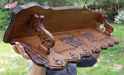 antyczny wieszak do stylowego wnętrza