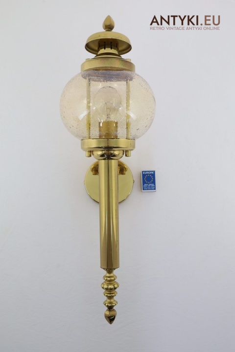 oświetlenie ścienne vintage z epoki