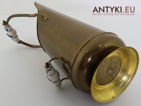 stylowy pojemnik mosieżny antyk