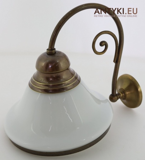kinkiet mosiężny vintage