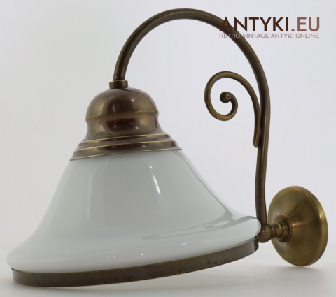 kinkiet klasyczny szkło mleczne