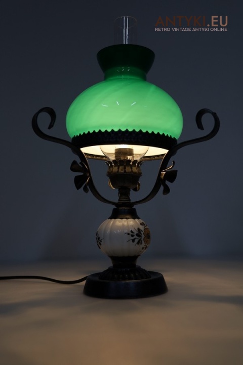 lampka stołowa w stylu rustykalnym