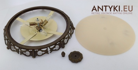 stara lampa sufitowa art deco