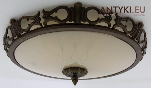 plafon vintage art deco secesyjny