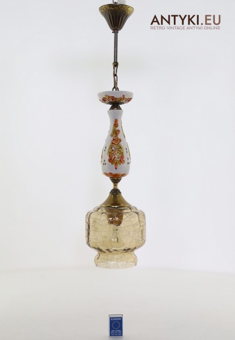 stylowa lampa retro z efektem krakle