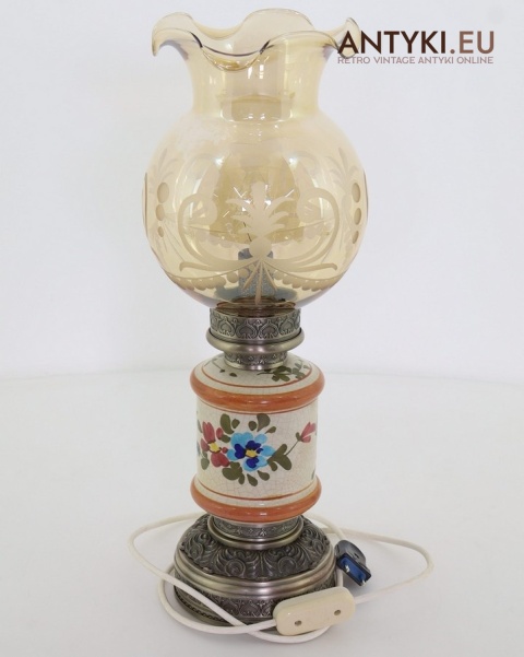 oświetlenie retro do salonu lampa stołowa