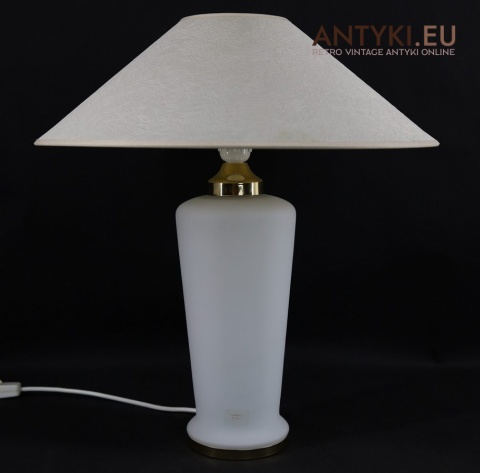 Kolekcjonerska lampa Murano z abażurem strukturalnym