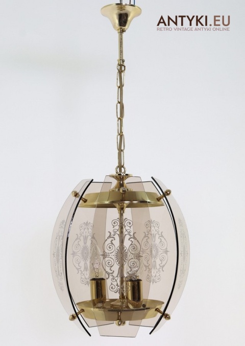 retro lampa sufitowa w stylu vintage