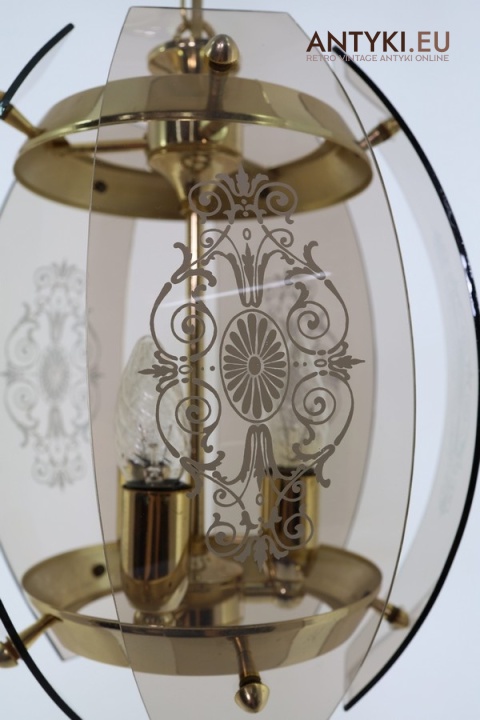 rustykalna lampa sufitowa w stylu vintage