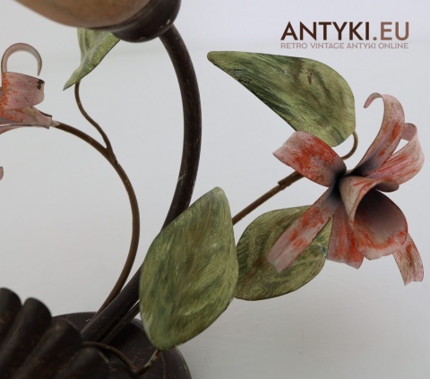 kinkiet rustykalny ręcznie malowany