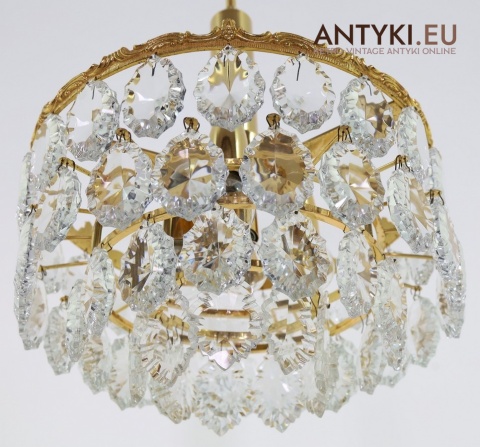 mini klasyczny żyrandol kryształowy