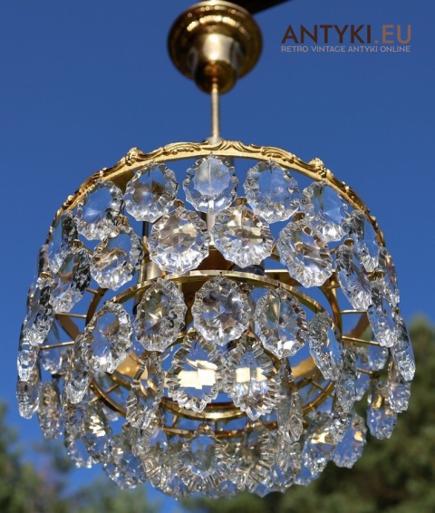 mini żyrandol sufitowy antyczny