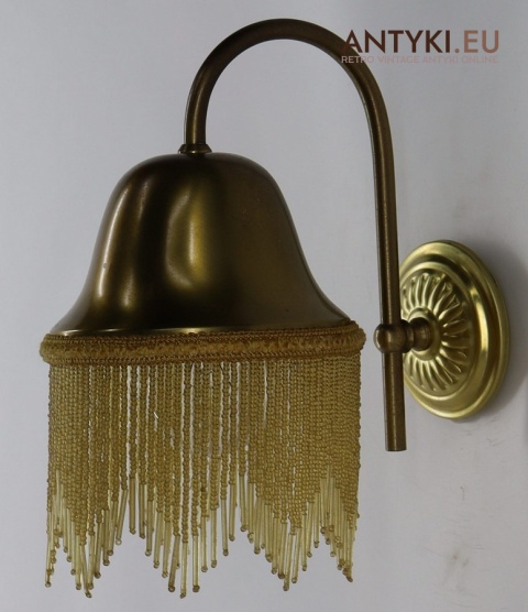 Unikatowy kinkiet vintage z epoki