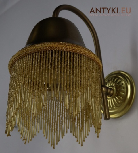 Stylowa para kinkietów vintage z epoki