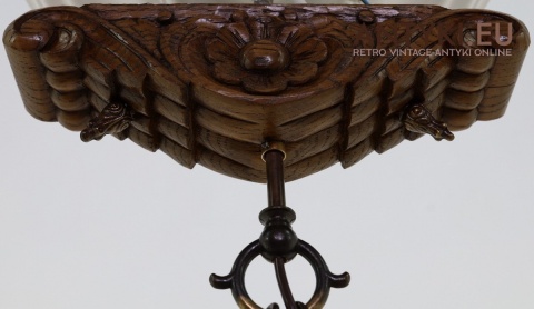 dekoracyjny żyrandol ludowy vintage