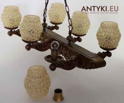 góralskie oświetlenie drewniane