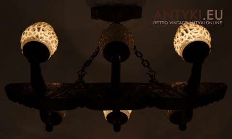 żyrandol góralski sześcioramienny