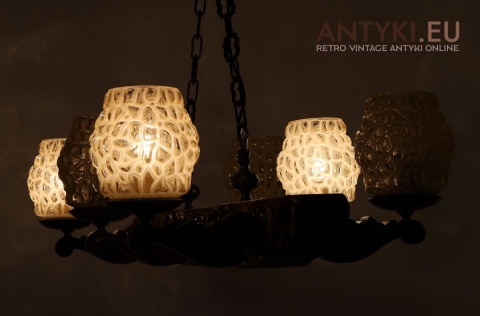 żyrandol drewniany tradycyjny ludowy