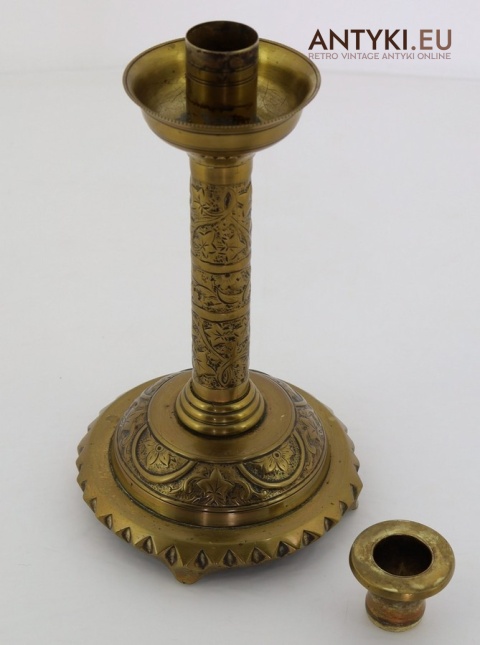 para świeczników secesyjnych