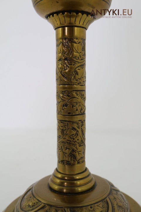 para świeczników art nouveau