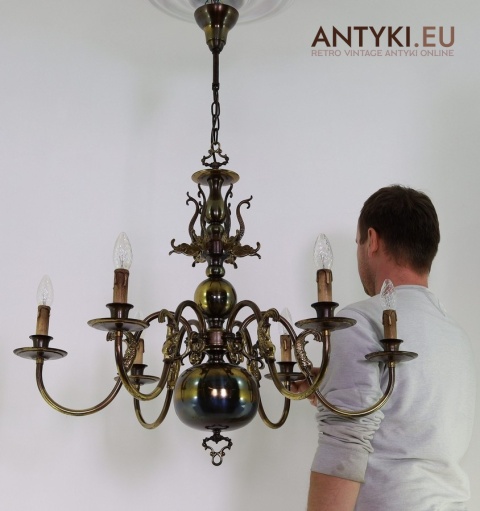 dekoracyjny żyrandol morski xl