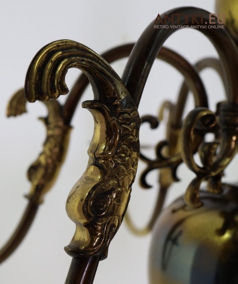 mosiężny żyrandol sea chandelier