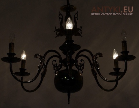 żyrandol vintage monumentalny