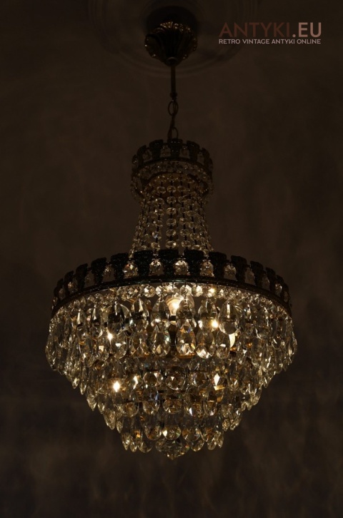 vintage żyrandol rustykalny dekoracyjny