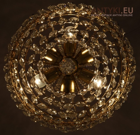 żyrandol vintage do wnętrz pałacowych