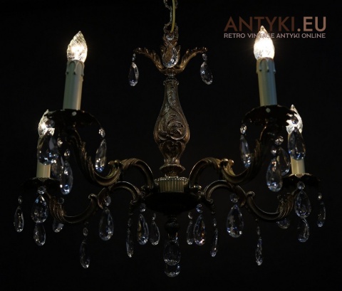 barokowy żyrandol z francji