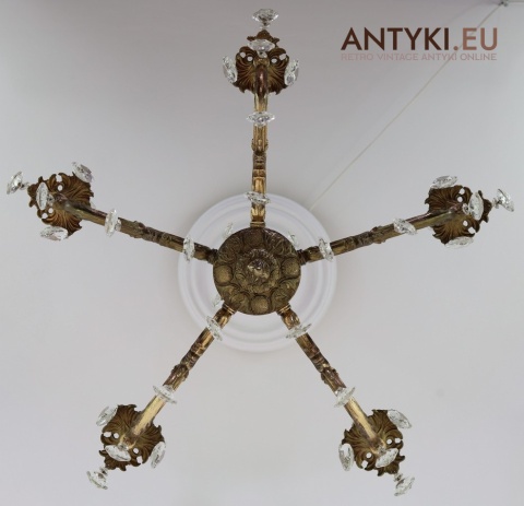 francuski żyrandol vintage