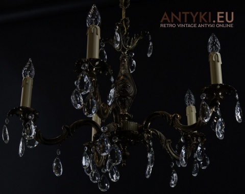 pałacowy żyrandol dekoracyjny vintage