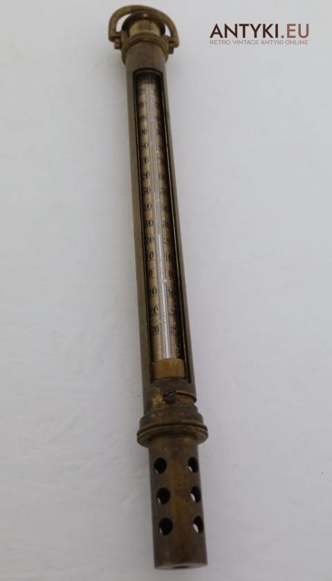 antyk termometr przemysłowy z pierwszej połowy xx wieku