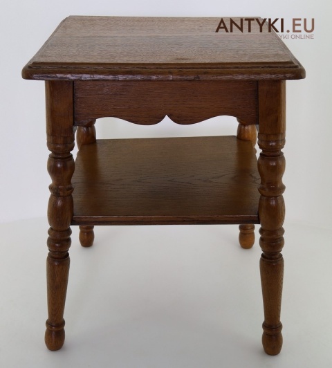 dębowy kwietnik vintage