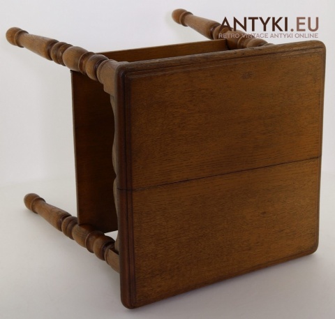 stolik pomocniczy drewniany dębowy