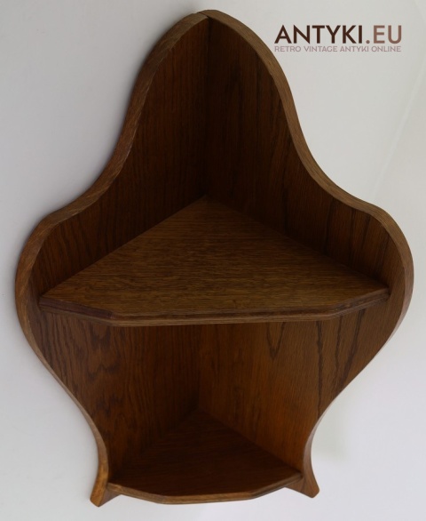 półka narożna z epoki PRL