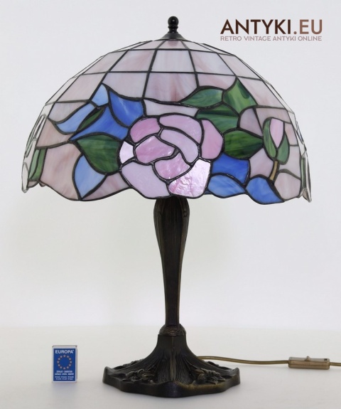 lampa stołowa tiffany vintage