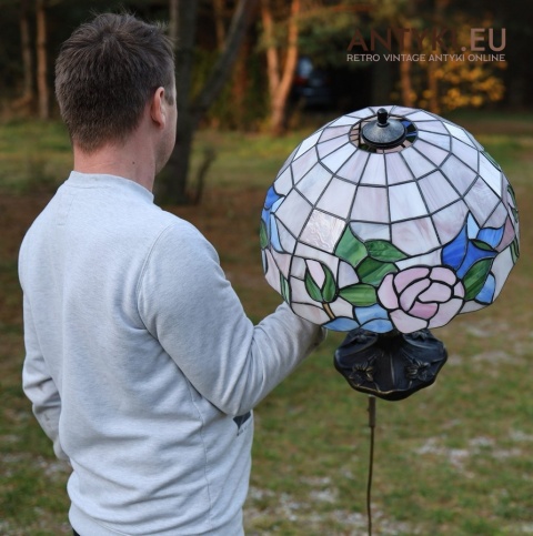 stołowa lampa tiffany vintage