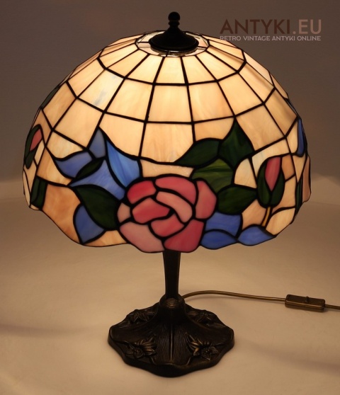 secesyjna lampa tiffany vintage