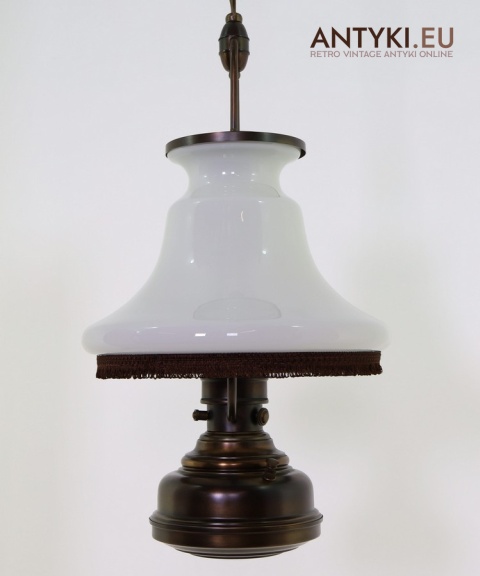 dwupunktowa rustykalne oświetlenie wiszące z epoki