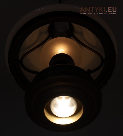 dwupunktowa lampa rustykalna do kuchni vintage