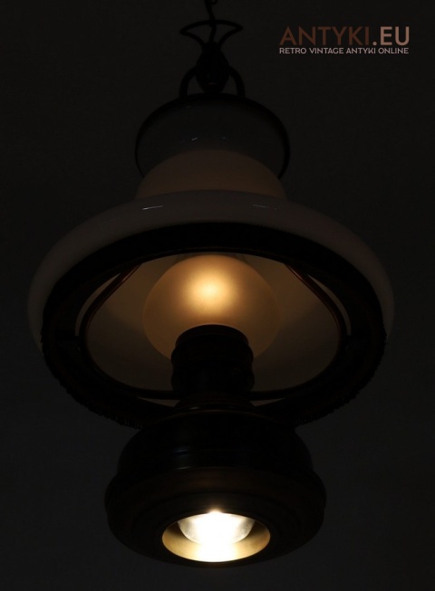 dwupunktowa lampa retro z lat 60 i 70